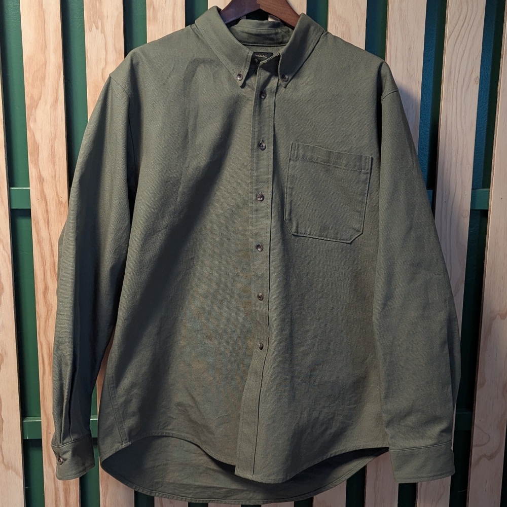 Filson Green Canvas Shirt